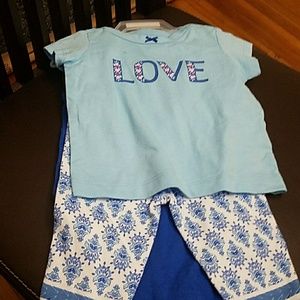 Three piece Carter pants, jumper, top